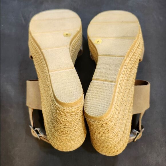 BRAND NEW SEYCHELLES ESPADRILLE DOUBLE STRAP WEDGE PLATFORM SANDAL - Picture 9 of 16